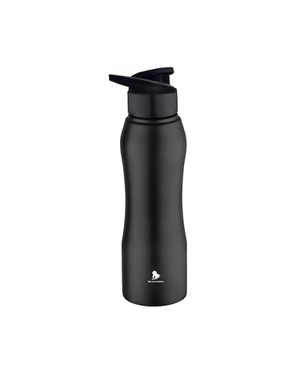 Borosil Grip N Sip Stainless Steel Bottle- Black- 750ml